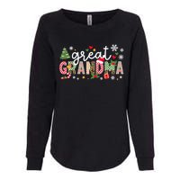 Xmas Party Great Grandma Christmas Great Grandmother Womens California Wash Sweatshirt