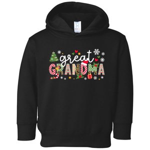 Xmas Party Great Grandma Christmas Great Grandmother Toddler Hoodie