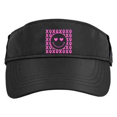 Xoxo Pink Logo Valentines Adult Drive Performance Visor