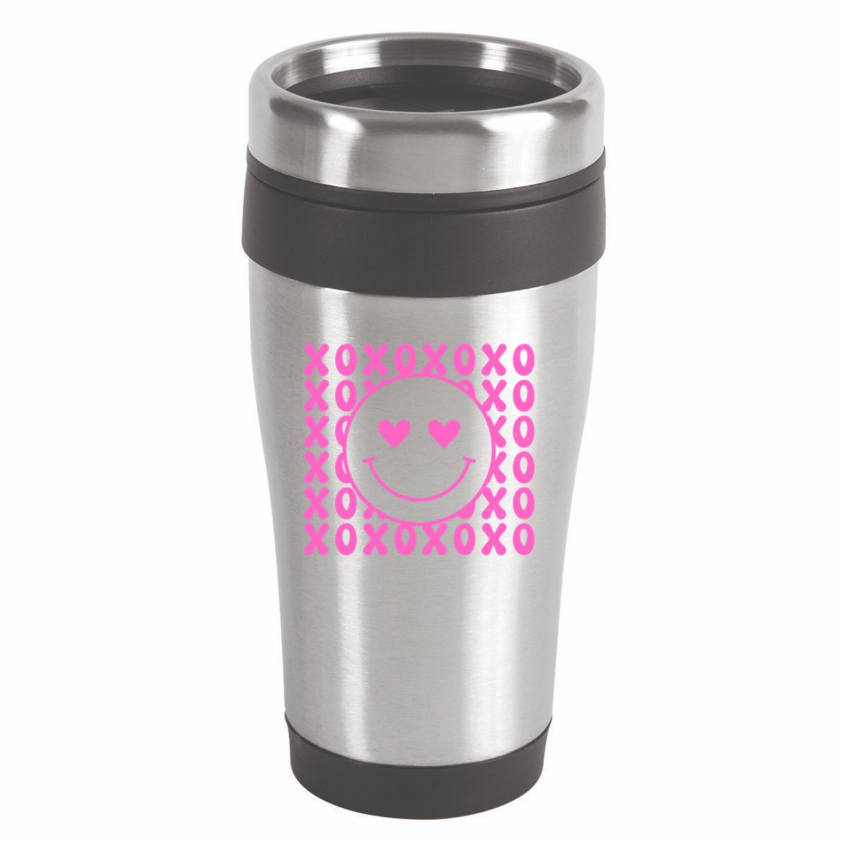 Xoxo Pink Logo Valentines 16oz Travel Tumbler