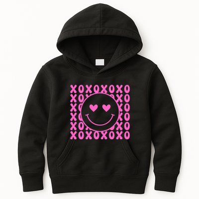 Xoxo Pink Logo Valentines Kids Hoodie