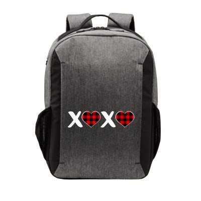 Xoxo Plaid Pattern Love Heart ValentineS Day Vector Backpack