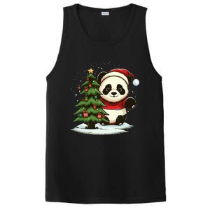 Xmas Panda Santa on Christmas Panda PosiCharge Competitor Tank