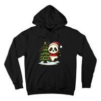 Xmas Panda Santa on Christmas Panda Tall Hoodie