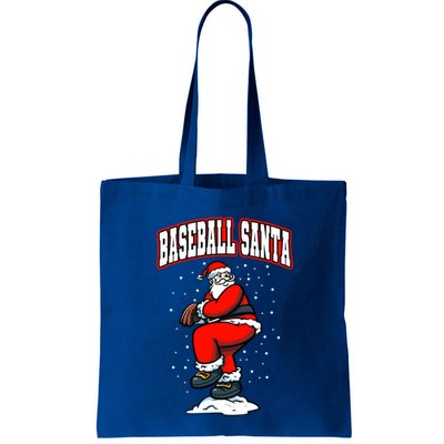 Xmas Pitcher Santa Claus Christmas Baseball Gift Bag