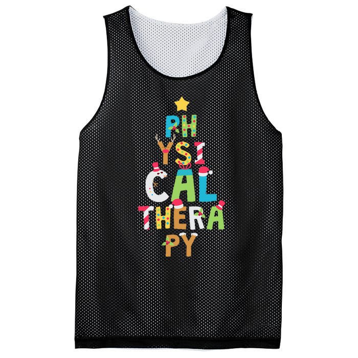 XMas Physical Therapy Christmas Mesh Reversible Basketball Jersey Tank