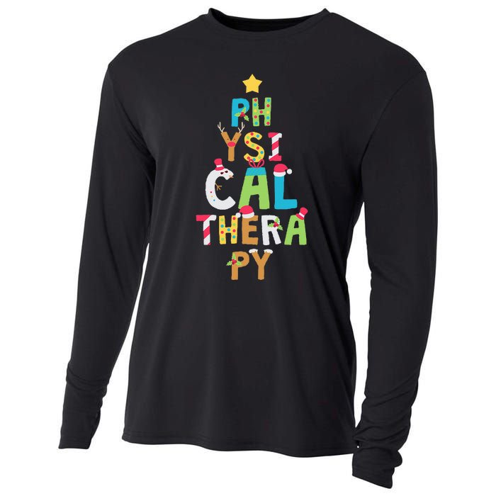 XMas Physical Therapy Christmas Cooling Performance Long Sleeve Crew