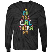 XMas Physical Therapy Christmas Tie-Dye Long Sleeve Shirt