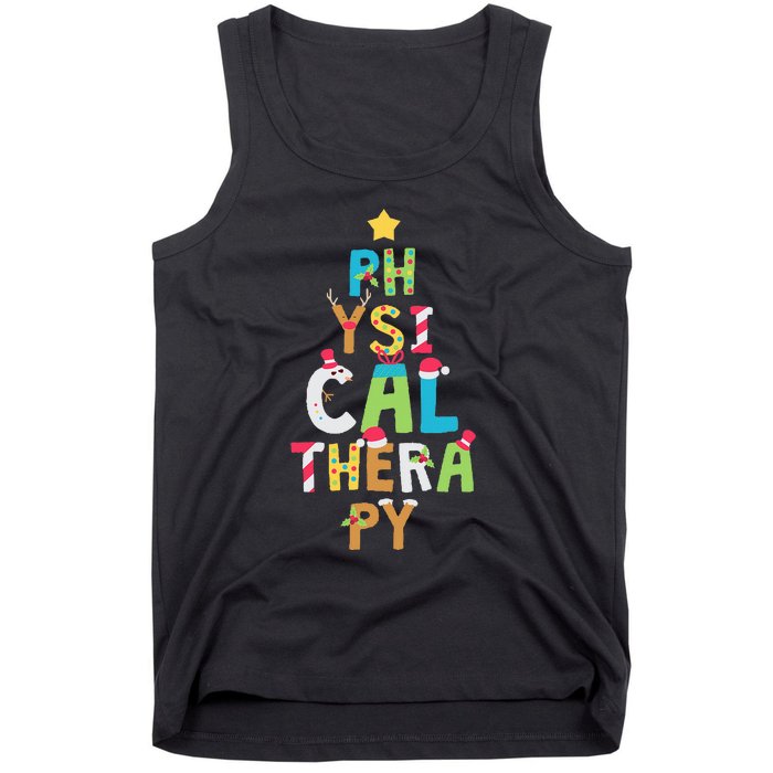 XMas Physical Therapy Christmas Tank Top