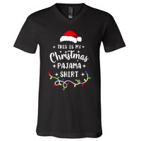 Xmas Pajama V-Neck T-Shirt