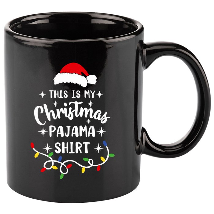 Xmas Pajama 11oz C Handle Ceramic Mug