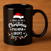 Xmas Pajama 11oz C Handle Ceramic Mug