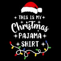 Xmas Pajama Drawstring Bag
