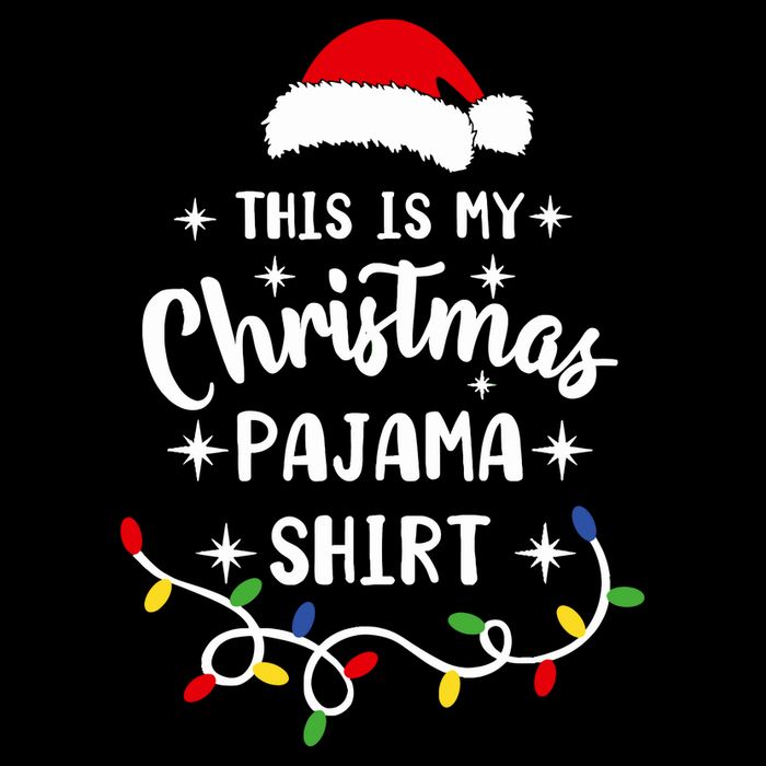 Xmas Pajama Drawstring Bag