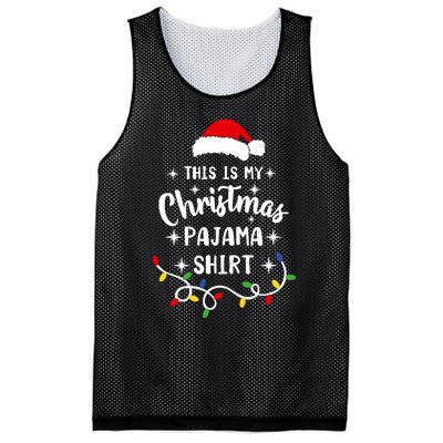 Xmas Pajama Mesh Reversible Basketball Jersey Tank