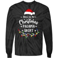 Xmas Pajama Tie-Dye Long Sleeve Shirt