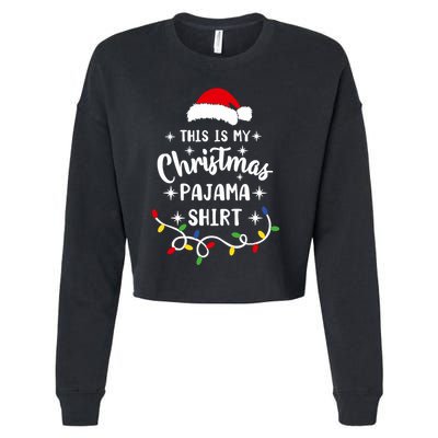 Xmas Pajama Cropped Pullover Crew
