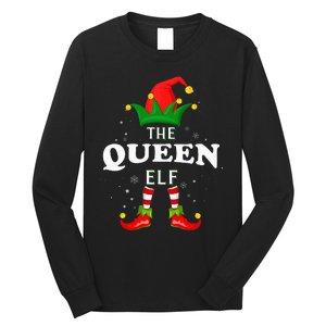 Xmas Queen Elf Family Matching Christmas Pajama Long Sleeve Shirt