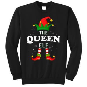 Xmas Queen Elf Family Matching Christmas Pajama Sweatshirt