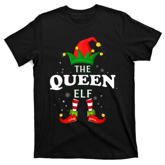 Xmas Queen Elf Family Matching Christmas Pajama T-Shirt