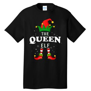 Xmas Queen Elf Family Matching Christmas Pajama Tall T-Shirt