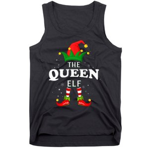 Xmas Queen Elf Family Matching Christmas Pajama Tank Top