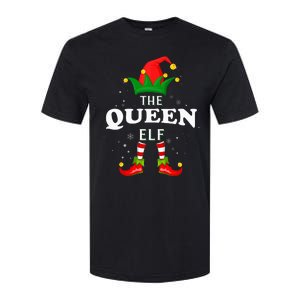 Xmas Queen Elf Family Matching Christmas Pajama Softstyle CVC T-Shirt