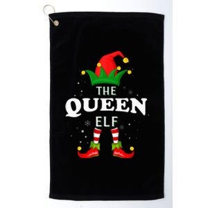 Xmas Queen Elf Family Matching Christmas Pajama Platinum Collection Golf Towel