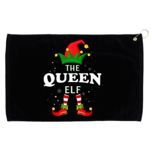 Xmas Queen Elf Family Matching Christmas Pajama Grommeted Golf Towel