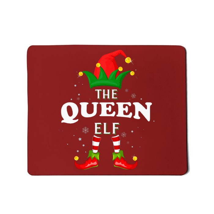 Xmas Queen Elf Family Matching Christmas Pajama Mousepad