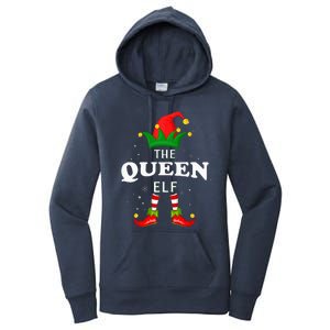 Xmas Queen Elf Family Matching Christmas Pajama Women's Pullover Hoodie