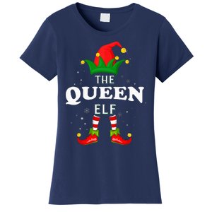 Xmas Queen Elf Family Matching Christmas Pajama Women's T-Shirt