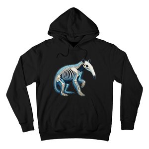 X Ray Anteater Body Anatomy Radiography Skeleton Hoodie