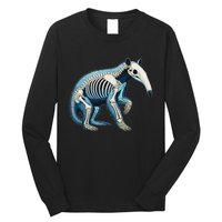 X Ray Anteater Body Anatomy Radiography Skeleton Long Sleeve Shirt