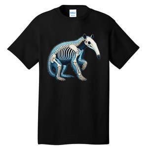 X Ray Anteater Body Anatomy Radiography Skeleton Tall T-Shirt