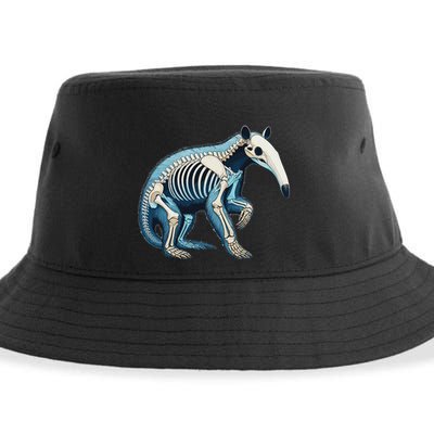 X Ray Anteater Body Anatomy Radiography Skeleton Sustainable Bucket Hat