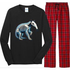 X Ray Anteater Body Anatomy Radiography Skeleton Long Sleeve Pajama Set