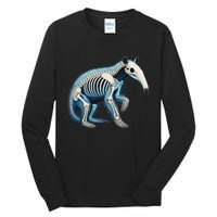 X Ray Anteater Body Anatomy Radiography Skeleton Tall Long Sleeve T-Shirt