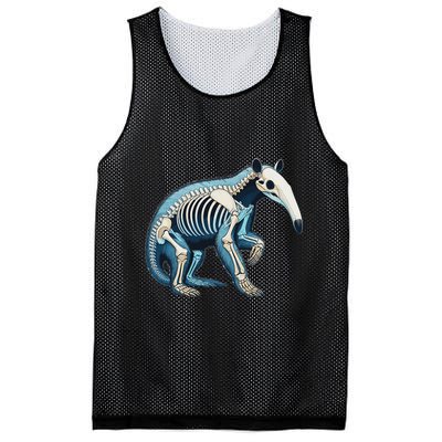 X Ray Anteater Body Anatomy Radiography Skeleton Mesh Reversible Basketball Jersey Tank