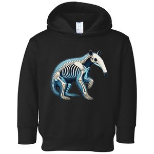 X Ray Anteater Body Anatomy Radiography Skeleton Toddler Hoodie