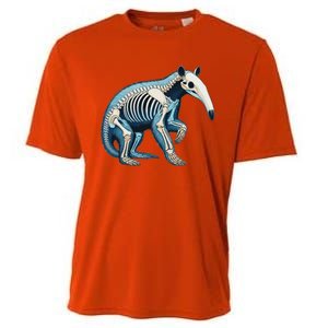 X Ray Anteater Body Anatomy Radiography Skeleton Cooling Performance Crew T-Shirt