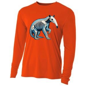 X Ray Anteater Body Anatomy Radiography Skeleton Cooling Performance Long Sleeve Crew