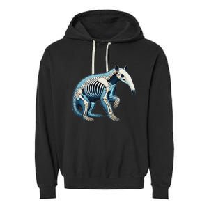 X Ray Anteater Body Anatomy Radiography Skeleton Garment-Dyed Fleece Hoodie