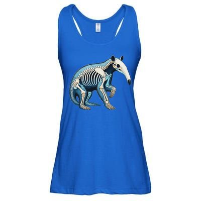 X Ray Anteater Body Anatomy Radiography Skeleton Ladies Essential Flowy Tank