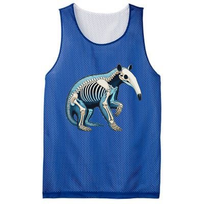 X Ray Anteater Body Anatomy Radiography Skeleton Mesh Reversible Basketball Jersey Tank