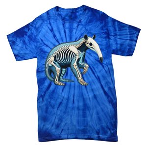 X Ray Anteater Body Anatomy Radiography Skeleton Tie-Dye T-Shirt