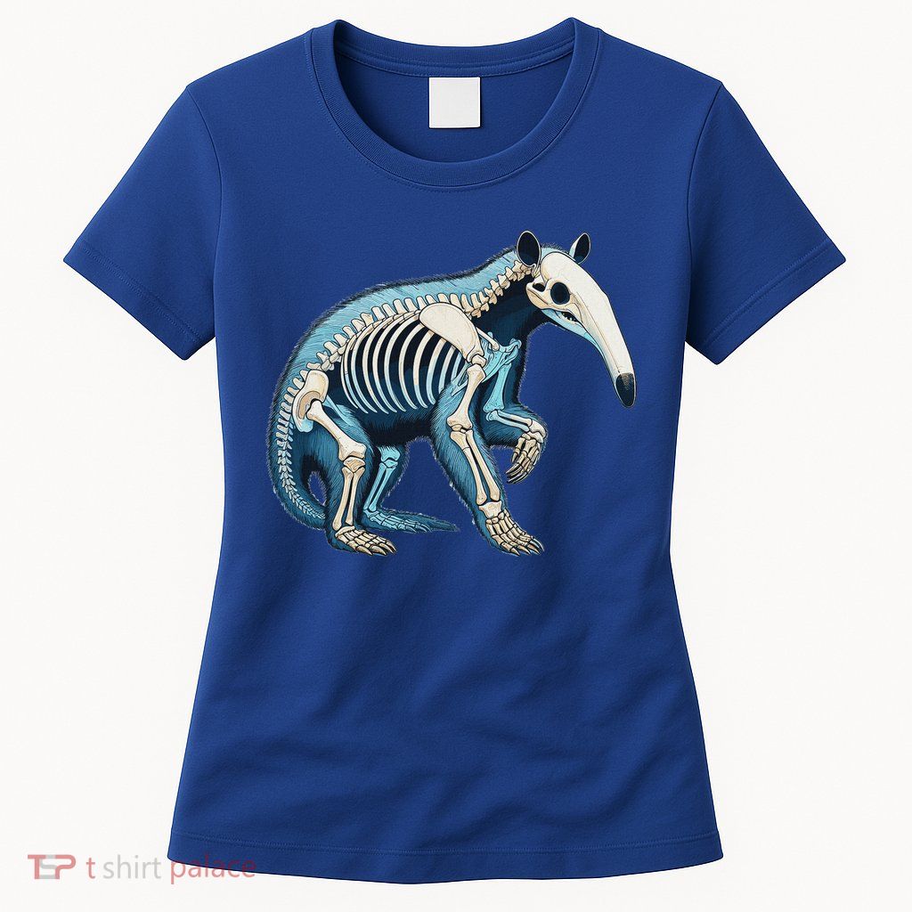 X Ray Anteater Body Anatomy Radiography Skeleton Women's T-Shirt