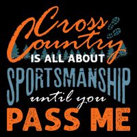 XC Running Cross Country Running Runner Funny XC Quote Sustainable Bucket Hat