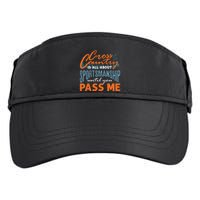 XC Running Cross Country Running Runner Funny XC Quote Adult Drive Performance Visor