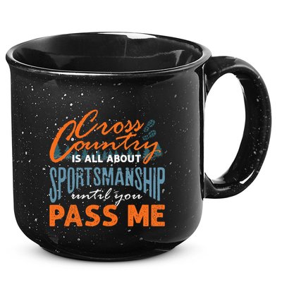XC Running Cross Country Running Runner Funny XC Quote 15oz Campfire Ceramic Mug